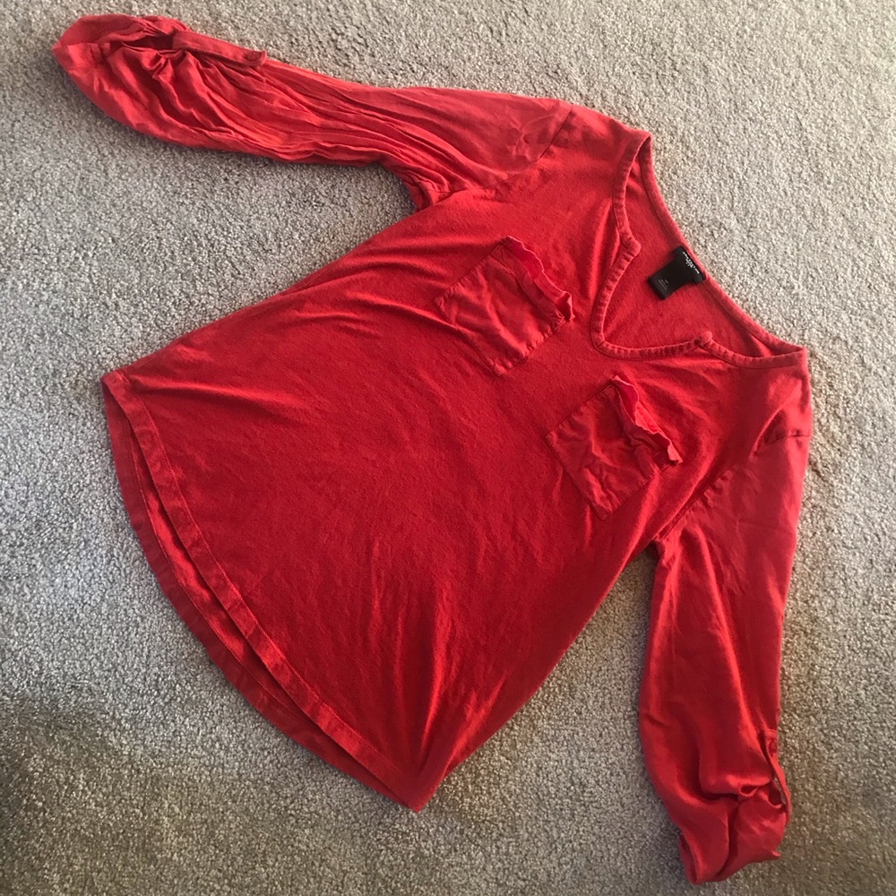 ANN TAYLOR BRIGHT BLOUSE